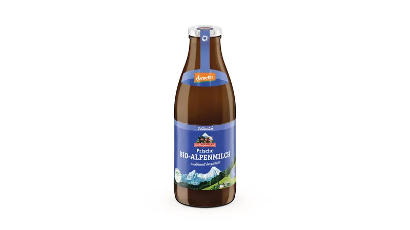 Frische Bio-Alpenmilch 3,5% Fett Demeter