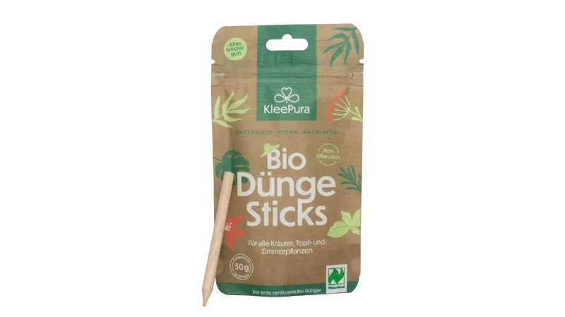 KleePura BioDüngerSticks aus 100% Bio-Klee und Bio-Luzerne (Naturland)