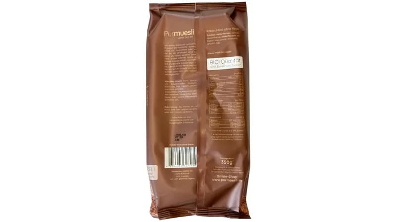 Bio Müsli Kakao ohne Reue  von Purmuesli Food GmbH Gallerie Bild 2