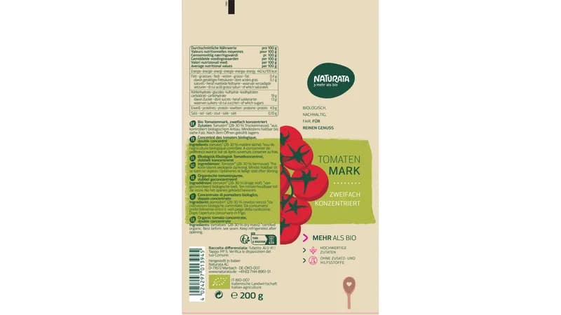 Tomatenmark, zweifach konzentriert 28-30 % in der Tube