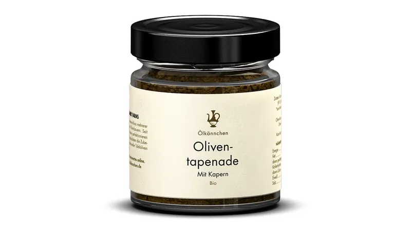 Ölkännchen Oliventapenade mit Kapern, aus Kalamon Oliven, GR 180g-Glas Gallerie Bild 1