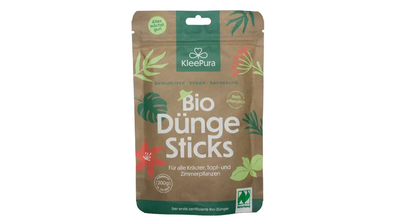 KleePura BioDüngeSticks aus 100% Bio-Klee und Bio-Luzerne (Naturland) von grünerdüngen GmbH
