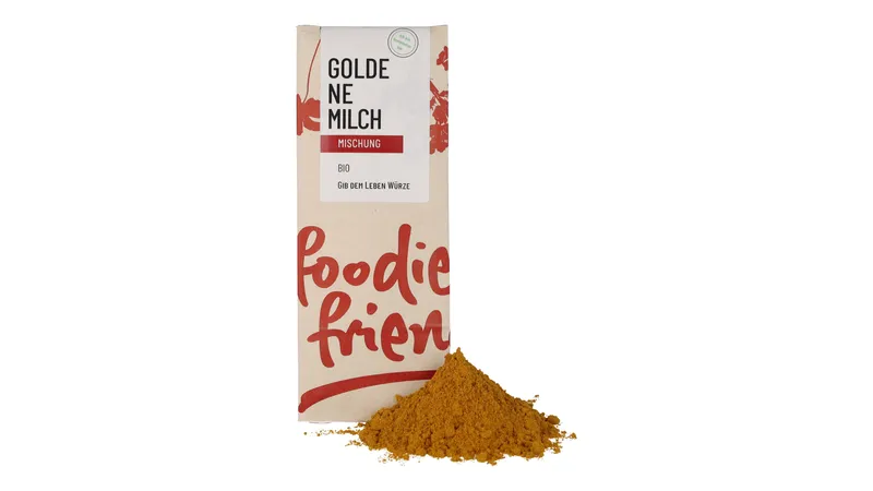 BIO Goldene Milch in einer kompostierbaren Tüte  von foodie & friends Gallerie Bild 1