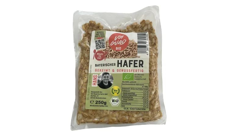 Angekeimter Bio Hafer, verzehrfertig "rady to eat",  250 g von Voi Guad Bio Gallerie Bild 1