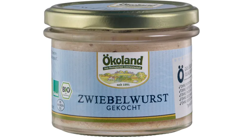 Zwiebelwurst gekocht in Gourmet-Qualität