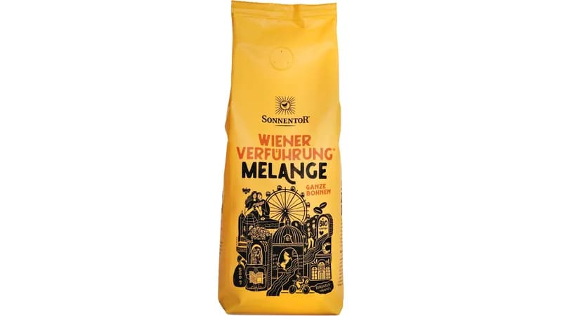 Melange Kaffee ganze Bohne Wiener Verführung®, Packung