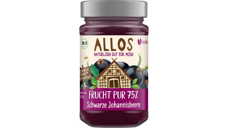Frucht Pur 75% Schwarze Johannisbeere