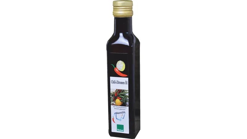Chili-Zitronenöl Bioland 250ml von Wesermühle GbR Gallerie Bild 1