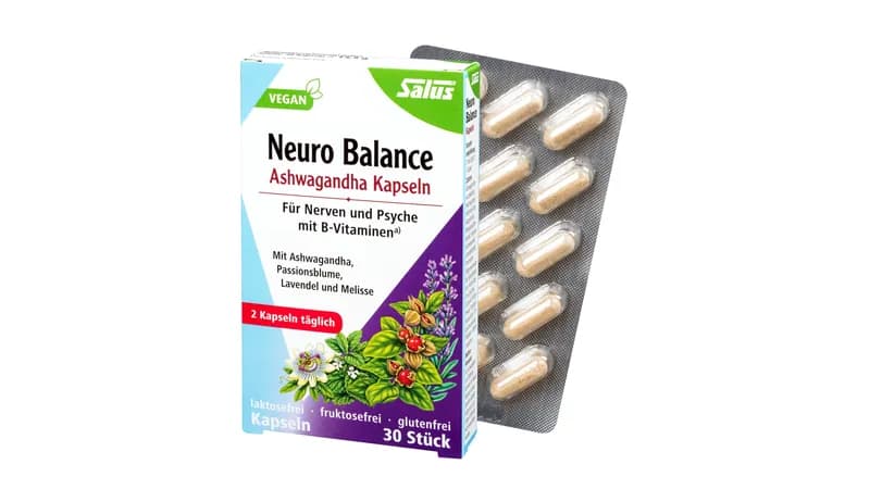 Neuro Balance Ashwagandha Kapseln 30 Stk von Herbaria Kräuterparadies GmbH