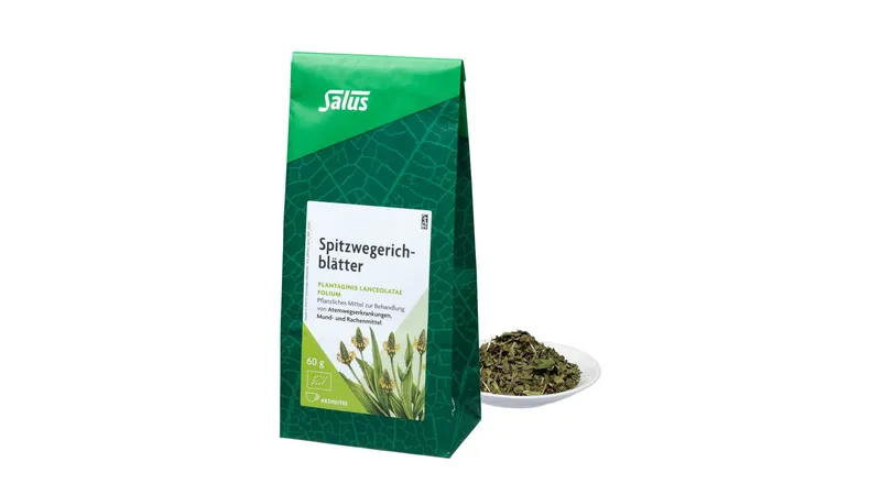 Salus® Spitzwegerichblätter Arzneitee bio von Herbaria Kräuterparadies GmbH Gallerie Bild 1