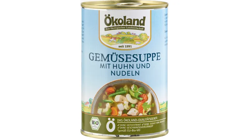 Gemüsesuppe mit Huhn von Ökoland GmbH Nord