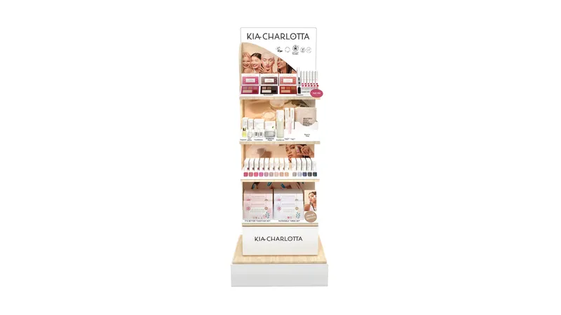 Kia-Charlotta, Bodendisplay 0,5m inkl. Ware