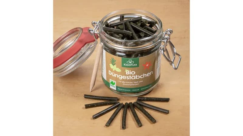 KleePura BioDüngestäbchen aus 100% Bio-Klee und Bio-Luzerne (Naturland)