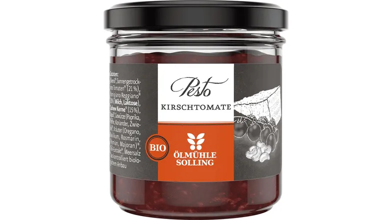 Kirschtomaten Pesto EG-Bio 110 g von Ölmühle Solling Gallerie Bild 1