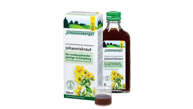 Johanniskraut, Naturreiner Heilpflanzensaft bio