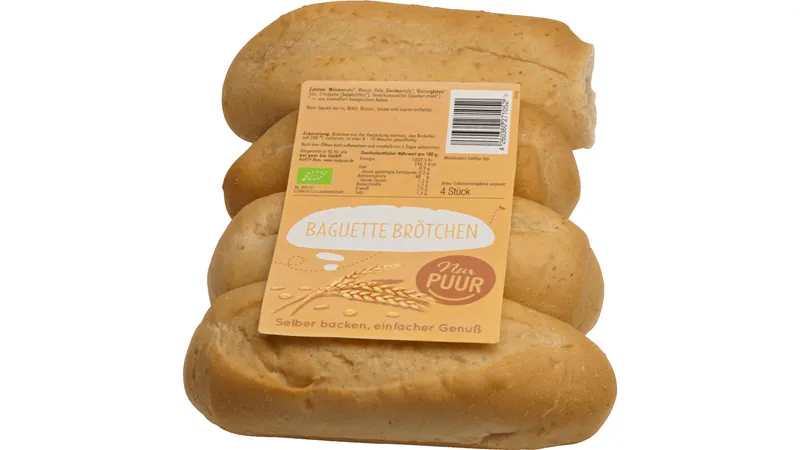Baguette Brötchen, 4 Stück