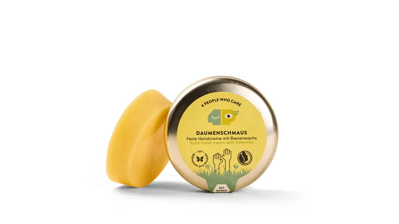 Daumenschmaus - Feste Handcreme mit Bienenwachs in der Dose Gallerie Bild 1