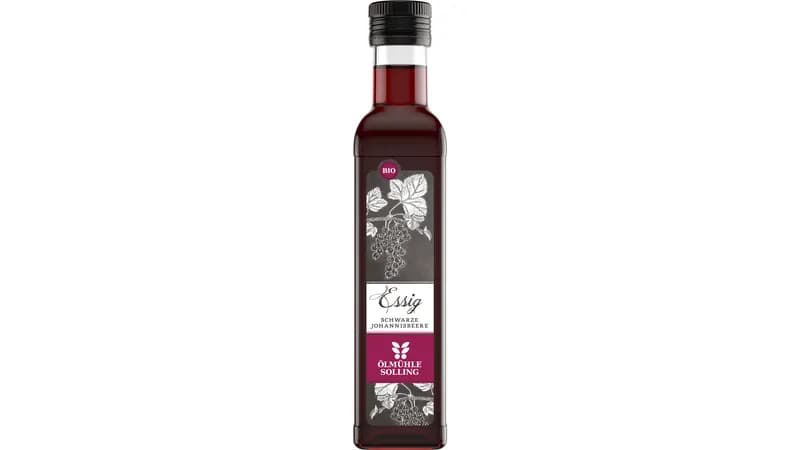 Johannisbeeressig schwarz EG-Bio 250 ml von Ölmühle Solling Gallerie Bild 1