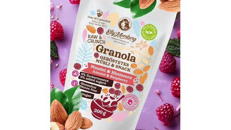 Rohkost Granola - Mandel & Himbeere von Elly Momberg Gallerie Bild 1