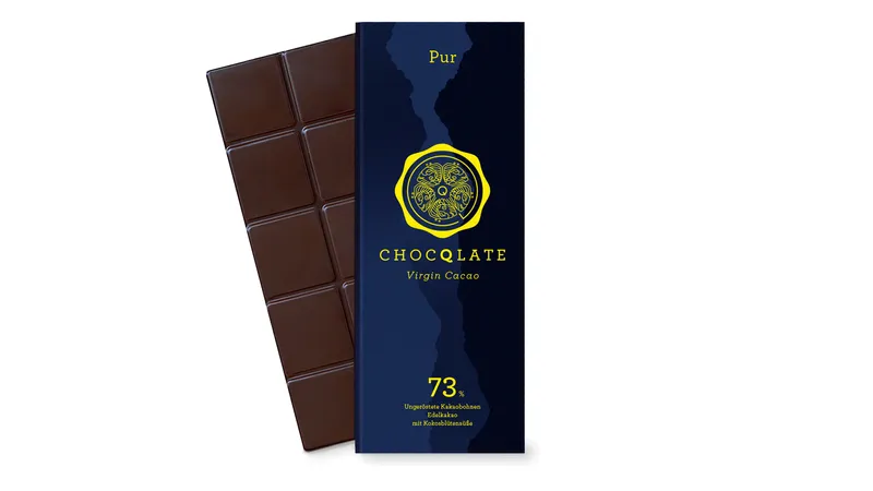 Virgin Cacao Schokolade Pur 73% Kakao, 75g von TrustFood GmbH Gallerie Bild 4