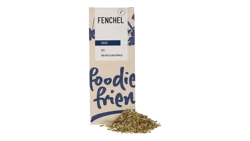 BIO Fenchel ganz in einer kompostierbaren Tüte