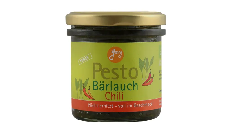 Pesto Bärlauch Chili mit Paprika, vegan Bio von Georgs Bio-Bauern Gallerie Bild 1