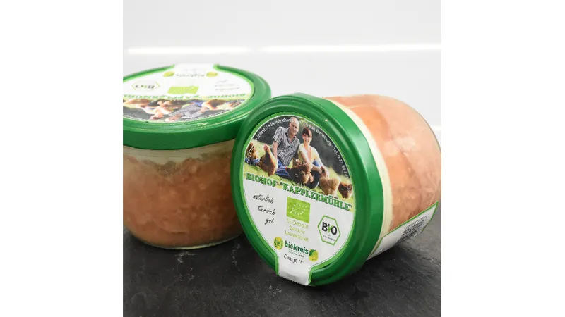 Rinderleberwurst grob im Glas von Biohof Kapplermühle Gallerie Bild 1