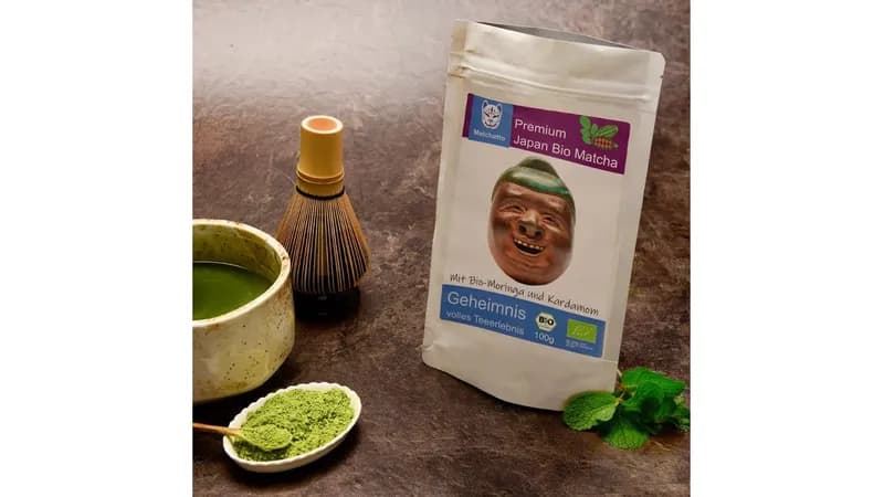 Matcha Tee Moringa & Kardamom Bio 100g von Matchatto GmbH Gallerie Bild 3