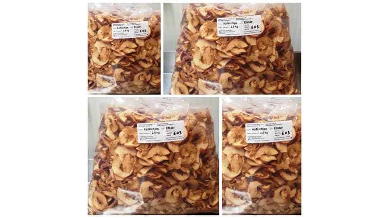 Bio Apfelchips 10,00 kg (4x 2,5 kg)