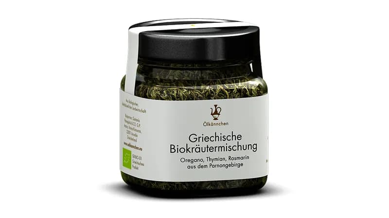 Ölkännchen Griechische Kräutermischung, Parnongebirge GR 28g im Glas  Gallerie Bild 1