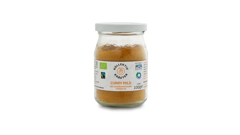 KollektivKräuter Bio-Curry mild Gewürzmischung, gemahlen