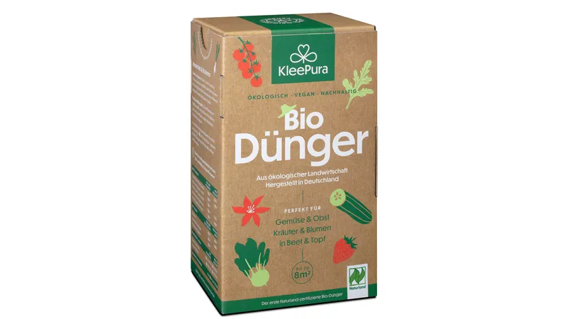 KleePura BioDünger aus 100% Bio-Klee und Bio-Luzerne (Naturland)