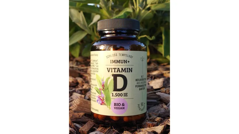 BIO & VEGAN Immun+ Vitamin D und 5 Heilkräuter 90 Kapseln  von Luxidum GmbH Gallerie Bild 1