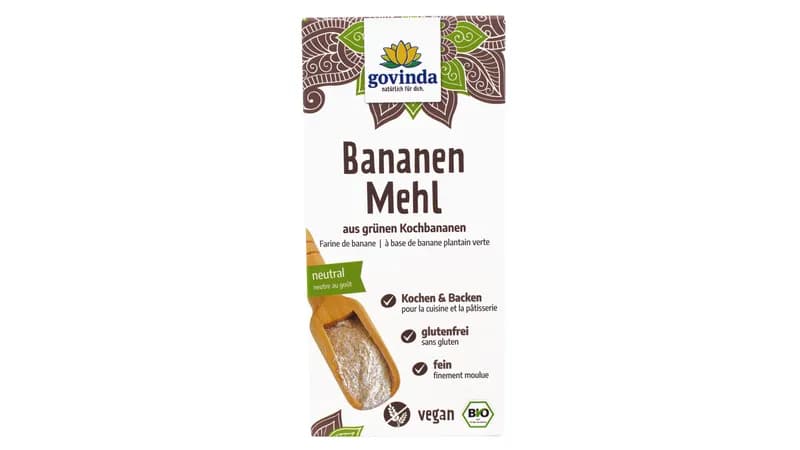 Bananenmehl aus grünen Bananen von Govinda Natur GmbH Gallerie Bild 1