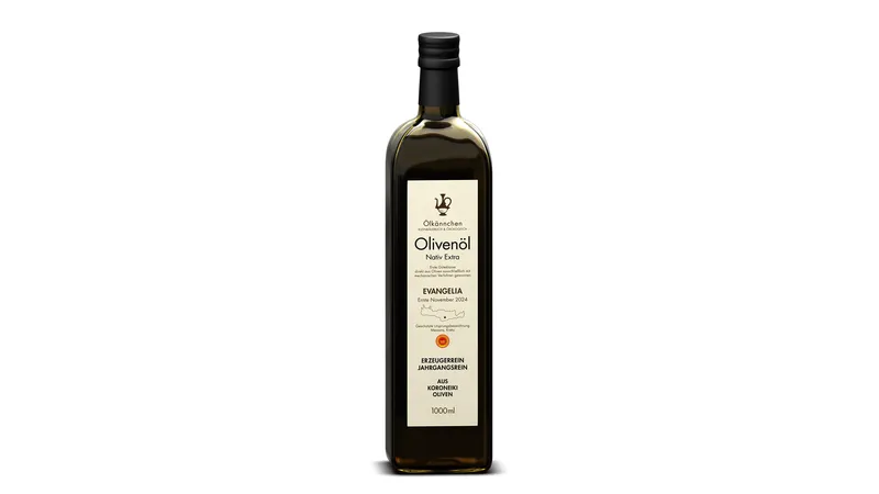 Ölkännchen Evangelia, Koroneiki Oliven, g.U. Messara, Kreta GR 1000ml von La Aceitera GmbH - Ölkännchen Gallerie Bild 1