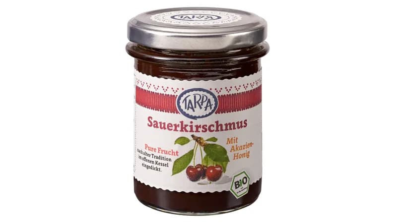Sauerkirschmus mit Akazienhonig 90%