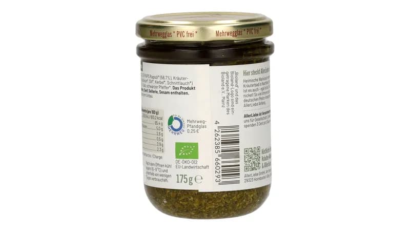 ALLERLIEBE Kräuter-Walnuss Pesto 175g von Allerliebe  Gallerie Bild 2