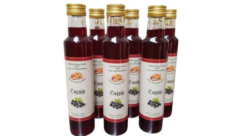 CASSIS Trinkessig bio 6x 0,25l Flasche Gallerie Bild 1