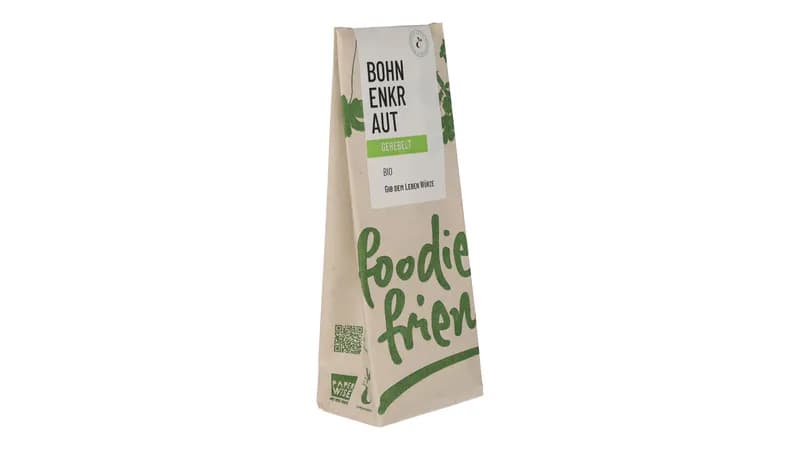 BIO Bohnenkraut gerebelt in einer kompostierbaren Tüte von foodie & friends Gallerie Bild 4