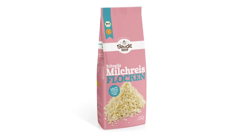 Schnelle Milchreisflocken glutenfrei Bio