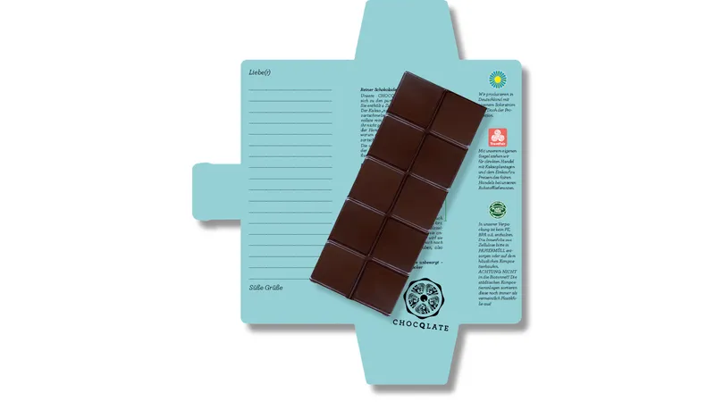 SweetGreets Schokolade "Glaub an Dich", 50% Kakao + Haselnussmus, 70g von TrustFood GmbH Gallerie Bild 5