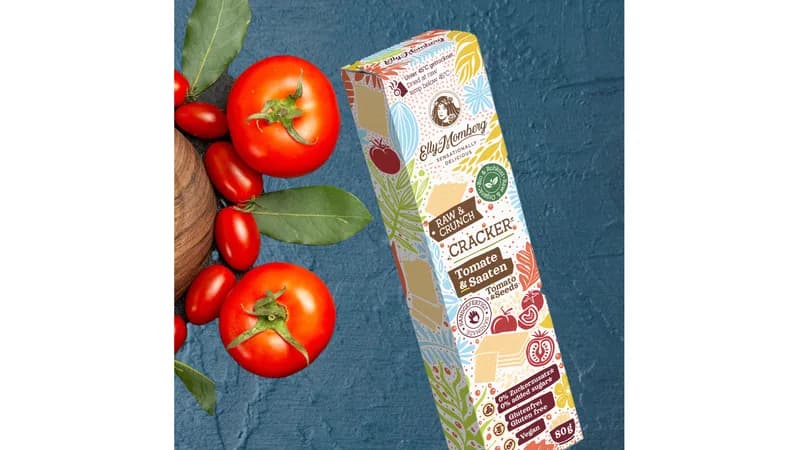 BIO Rohkost-Gemüse-Cracker - Tomate & Saaten - Raw & Crunch von Elly Momberg Gallerie Bild 1