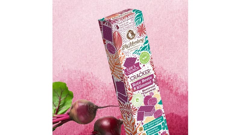 BIO Rohkost-Cracker - Rote Beete & Kümmel - Raw & Crunch von Elly Momberg Gallerie Bild 3