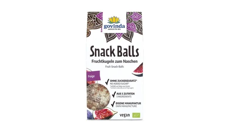 Snack Balls Feige von Govinda Natur GmbH Gallerie Bild 1