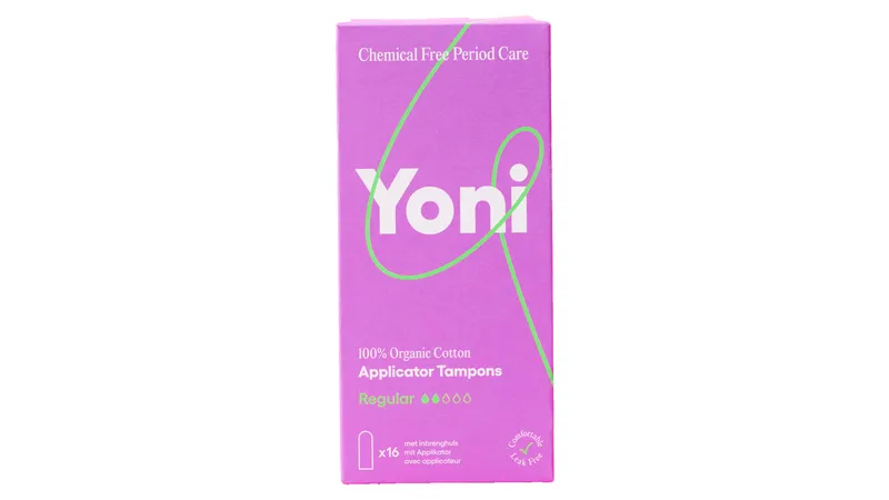 Yoni Tampons mit Applikator - normal - 100 % Bio-Baumwolle - 16 Stk Gallerie Bild 2
