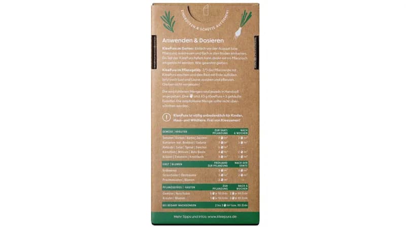 KleePura BioDünger aus 100% Bio-Klee und Bio-Luzerne (Naturland)