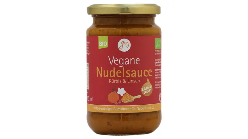 Vegane Nudelsauce mit Kürbis & Linsen Bio würziger Alleskönner  von Georgs Bio-Bauern Gallerie Bild 1