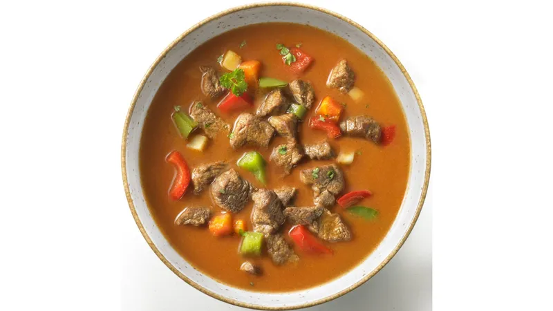 Gulaschsuppe mit Rindfleisch