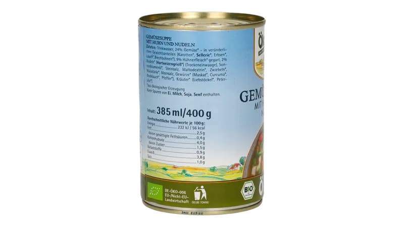 Gemüsesuppe mit Huhn