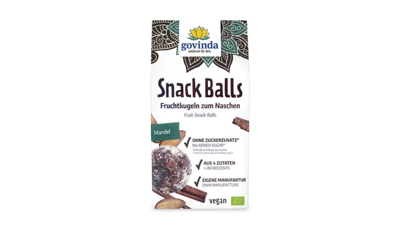 Snack Balls Mandel von Govinda Natur GmbH Gallerie Bild 1